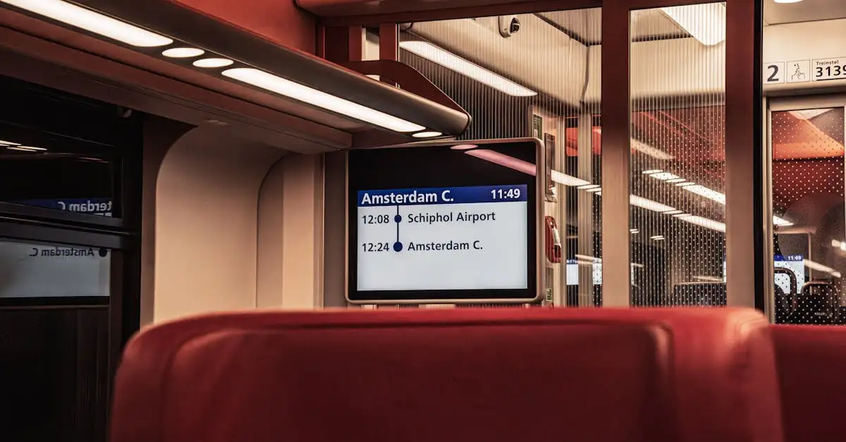 Trein Utrecht Centraal naar Schiphol Airport